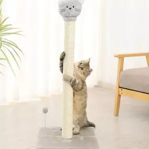 고양이 스크래치 수직 기둥 발톱 고양이 스크래쳐 갈이 가구 관리 타워 캣폴 용품 놀이 기구