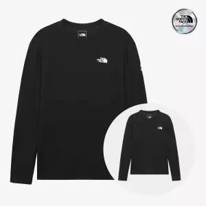 [노스페이스] [노스페이스 공식] NT7TR97A 오틀러 베이스 긴팔 라운드티 BLACK