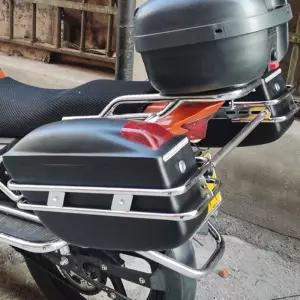 바이크사이드백 가방 오토바이 세트 브라켓 할리 하드 장착 수납 슈퍼커브