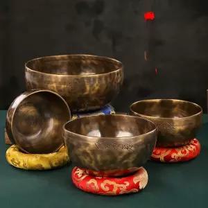 명상 싱잉볼 힐링 수제 악기 차크라 소리 릴렉스 요가 명상종 요가종 구리 종 불교 사운드