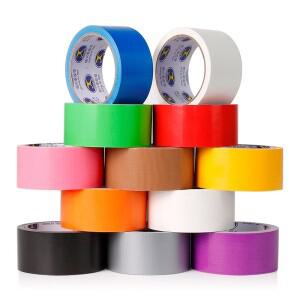 호환 가퍼 테이프 10m x 60mm 무광 천 잔여물 없음 단일 롤 12가지 색상  촬영 스튜디오 무대용