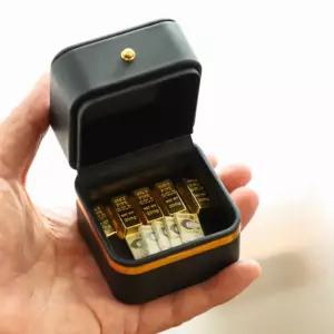 드림베이스 납골당 꾸미기 미니어처 추모 골드 돈 보석 박스 추모 봉안당 장식 제사 용품