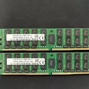 SK 하이닉스 RAM 64G 64GB DDR4 4DRX4 PC4-2666V 2666MHZ ECC REG 메모리1개