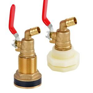 1000 IBC 피팅 탱크 호스 황동 수도꼭지 스레드 야외 밸브 10MM 어댑터 S60X6