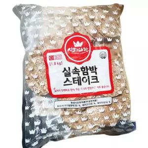 식자대감 실속 햄버그 스테이크 1.8K 냉동함박 간편스테이크 햄버거패티