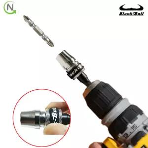 블랙불 원터치 퀵체인지 비트 홀더 소켓 어댑터 일반 드릴 기레스척을 임팩드릴 처럼