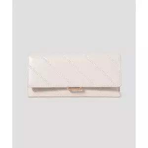 매장정품 빈폴 BEANPOLE ACCESSORY 노라 퀼팅 슬림 장지갑 - 아이보리 BE51A4M150 664145