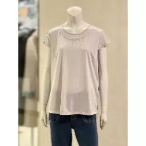 [벨리시앙] 세이브존01 시스루 배색 비즈 블라우스 2color BL5241_P392960847