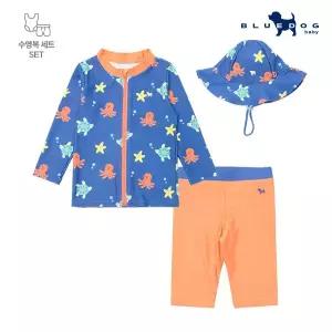 [블루독베이비] 마린애니멀 집업 래쉬가드_NY (4437062006)