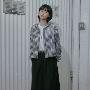 [LAP](센텀시티점)체크 후드 점퍼형 셔츠 AS1WB266