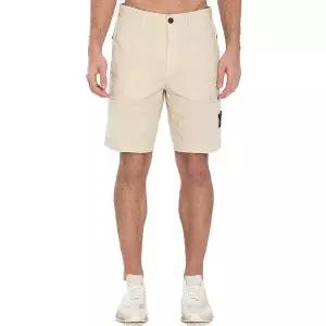 [스톤아일랜드] 스트레치 코튼 레귤러 핏 카고 버뮤다 반바지 143116917