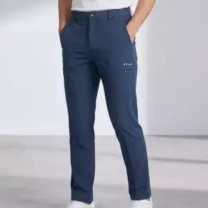 김영주골프 남성용 슬림핏 골프 팬츠 신축성 좋은 면바지 김영주5885