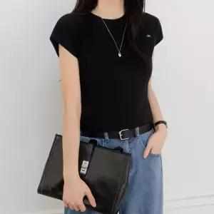 [시크폭스] 젠톨 비스코스 캡소매 니트_61KN1486