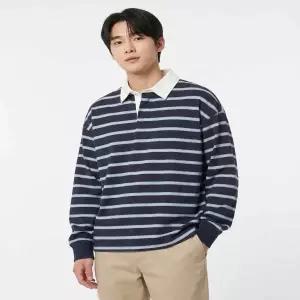 SPAO 내추럴코튼 멀티 스트라이프 럭비티_SPLSG23C04