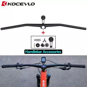 KOCEVLO 카본 파이버 AM 더트 바이크 일체형 핸들바 컴퓨터 스탠드가 있는 MTB 산악 자전거 XC 핸들바 800m