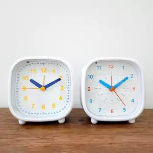 브이숍  넥스원 무소음 교육용 어린이 탁상시계 아날로그 조명 미니알람시계  굿딜 BUyuS
