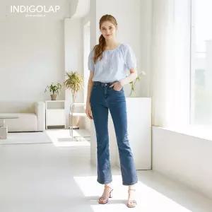 인디고랩 여성 퍼스트진 세미부츠컷 스판데님 3종