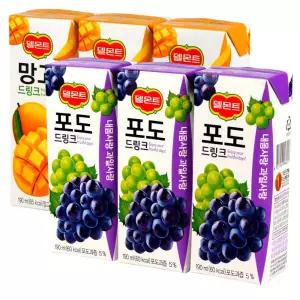 델몬트 드링크 190ml (망고x24팩) + (포도x24팩)