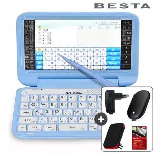 HA 베스타 BESTA 영어 중국어 일본어특화 전자사전 BK-200J 8G+손난로 보조배터리+케이스+USB충전기+필름 옥편 국어 스크린터치 필기체 인식 발음