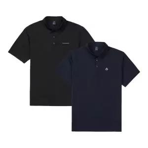 몽벨 남성 기본 카라 반팔 티셔츠