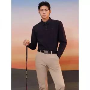 볼빅 Performance On 남성 라인절개 긴팔 티셔츠 VOTSPA91_BK