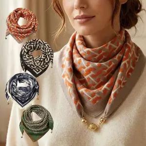 [NS홈쇼핑](eTV) 르뮤즈 마그네틱 자석 스카프 4종세트 여성 머플러[35765008]