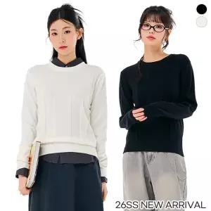 [체이스컬트] (WOMAN) MODERN 크루넥 Sweater/2Color