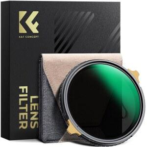 K&F CONCEPT 82MM 가변 ND2-32 ND 렌즈 긁힘 (NANO-X 2-IN-1, 렌즈용 방수 36개의 원형 방지, 시리즈) PRO 카메라 필터 편광 코팅 및 다층