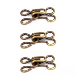 의류 후크버클 100개입- 동색수예용품 목도리 옷수선 부자재 스웨터 연결고리 단추 미니