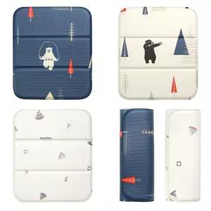 PVC 방수방석 등산 캠핑 휴대하기 좋은 3단 접이식 쿠션 매트