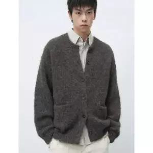 제너럴아이디어 GENERALIDEA MAN 울 블랜드 헤어리 루즈핏 가디건 BROWN SBE4M04012 SBE4M04012BR 417634