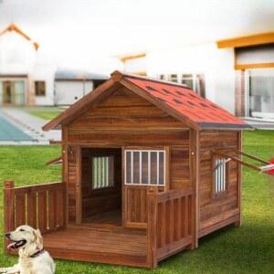 마당 대형견집 특대형 DIY 반려동물 애견하우스 개집