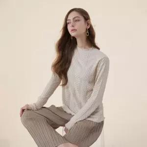 [스타필드 하남 플리츠미]로맨틱 자수 플리츠 블라우스_HPBLS124H02