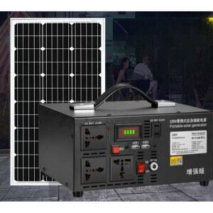 아파트 발전 태양열 열판 설치 상품 판넬 소형 SVR 220v 1000VA 카라반