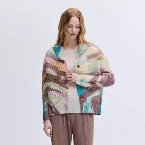 [스타필드 하남 플리츠미]멜로우 마블 숄 카라 버튼 자켓_EPJKS026002