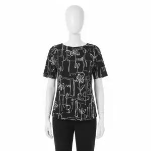 [무료배송] [안지크]26SS 시그니처 드로잉 아트웍 티블라우스 5종