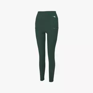 매장정품 diadora 디아도라 [공식스토어] 듀얼 포켓 기모 레깅스 우먼 GREEN (D4422TPF88GND) 1247312
