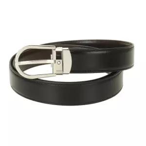 몽블랑 말발굽형 마이스터스튁 리버서블 벨트 / MB222371