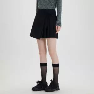 (스타필드 하남 미쏘) 랩 플리츠 스커트_MIWWHG306G