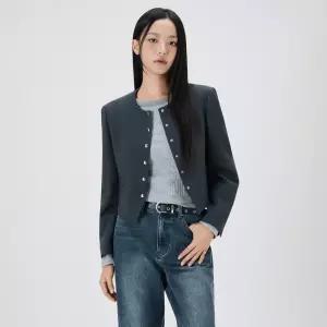 (스타필드 하남 미쏘) 스냅여밈 자켓_MIWJKG331B