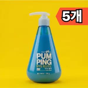대용량 페리오 46센치미터스 스피아민트 펌핑치약 285g 5개