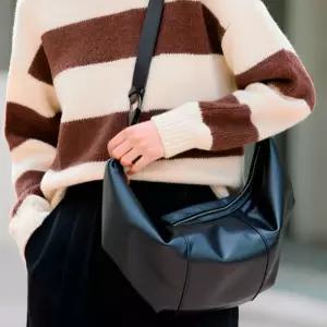 아엘리에 301벨루나 크로와상백 스백 슬링 미니스 숄더 여성가방 미니 하프문스백 반달스 데일리 가죽 스트