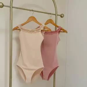 프리미엄 발레 연습복 셔링 레오타드 댄스복 성인베이지옐로우 베이지옐로우 XS