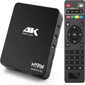 4K@60Hz MP4 미디어 플레이어 지원 8TB HDD/256G USB 드라이브/SD 카드(HDTV/PPT MKV AVI H.265-광고