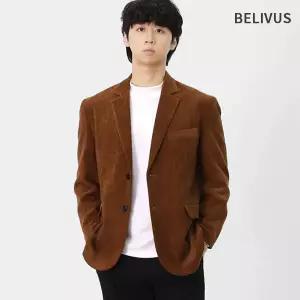 빌리버스 남자 겨울 카멜 코듀로이 싱글 자켓 BSB1031149940