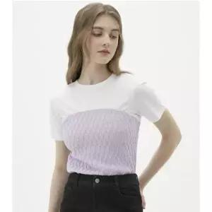 플라스틱아일랜드 레이스믹스 뷔스티에 티셔츠 PQ2CH484 994040