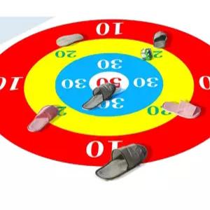 J2K 레크레이션 단체 게임 신발 던지기 점수판 양궁 과녁판