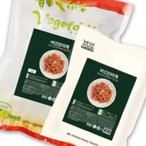 비건 진미채1kg 냉동 쫄깃 매콤 간편반찬