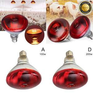 사육용 열등 E27 220V 100-275와트 적외선 가금류 육추기 병아리 부화 강아지 새끼돼지 전구 조명