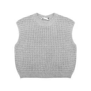 [미쏘] 와플조직 니트조끼 (MIWVKC19ST-T)